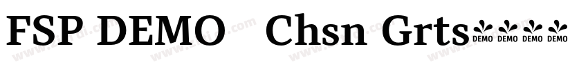 FSP DEMO   Chsn Grts字体转换